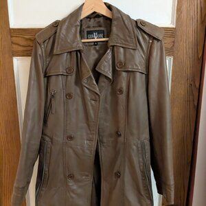 Leather trenchcoat (lambskin)
